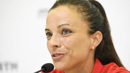 La colegiada Marta Huerta de Haza, del comité tinerfeño, en una imagen de septiembre de 2022