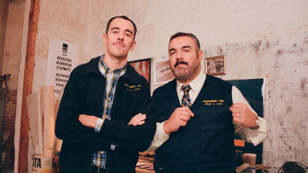 Alberto Casado y Rober Bodegas de 'Hecho a mano'