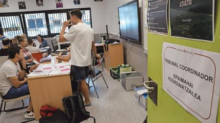 Aula del tribunal coordinador, en el IES Sarriguren