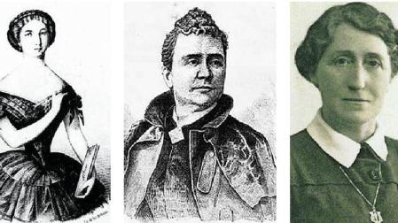 María Tadeo Verdejo y Durán, Francisca Sarasate de Mena y Dolores Baleztena Ascárate