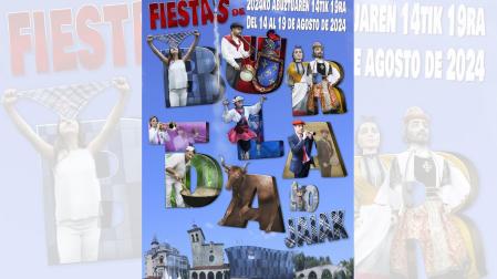 Imagen del cartel de las fiestas de Burlada
