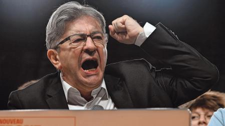 Jean Luc Mélenchon, líder de La Francia Insumisa, que integra el nuevo Frente Popular de izquierdas