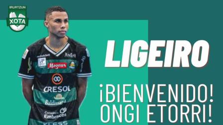 Osasuna Magna incorpora al joven brasileño Ligeiro