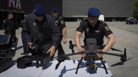 Unidad de drones de Policía Nacional para Sanfermines