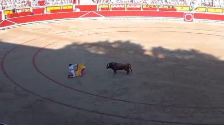 El torero madrileño ha intentado agradar con la verónica