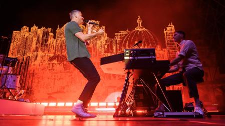 Un momento de la actuación de la banda británica Keane en Sevilla