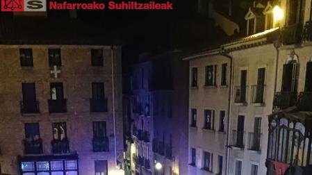 El incendio tuvo lugar en una vivienda de la plaza de San Nicolás