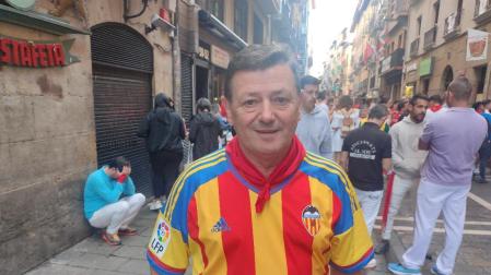 En la imagen, Leandro Beltrán Mahiques, tras su última carrera.