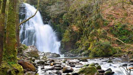 La cascada de Xorroxin, ubicada a los pies del monte Autza