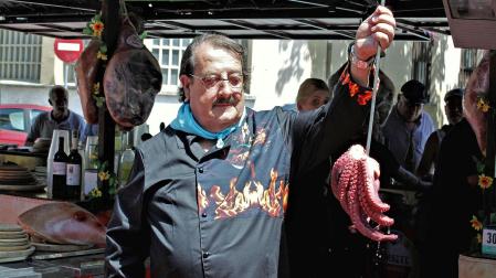 Cociendo pulpo