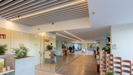 Foto de la nueva residencia de estudiantes de Pamplona./