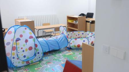 Aula infantil del ciclo 0-3 del colegio de Sesma