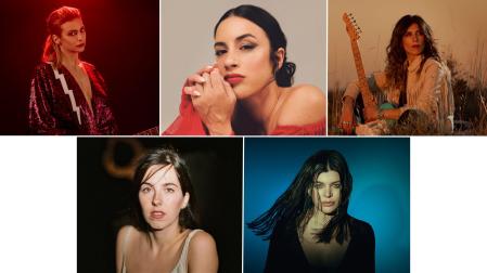 Nat Simons, Blanca Paloma, Susan Santos, Verde Prato y Cecilia Krull