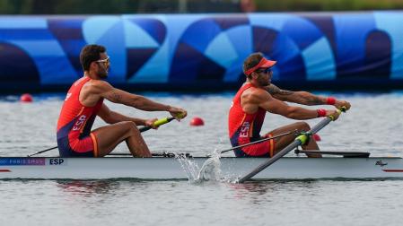 Los españoles Jaime Canalejo y Javier García se han clasificado para la final de dos sin de remo de los Juegos Olímpicos de París 2024
