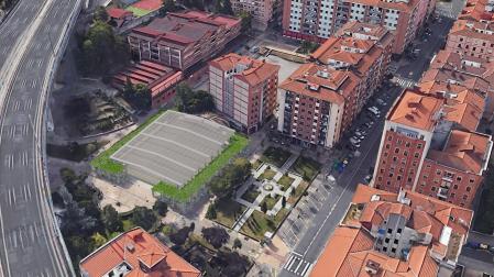 Vista aérea de Bilbao