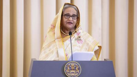 La primera ministra de Bangladesh, Sheikh Hasina, en una imagen de archivo