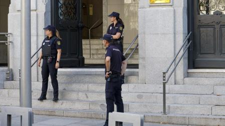 Vista de la sede del Consejo General del Poder Judicial (CGPJ) este lunes en Madrid