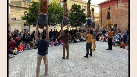 Espectáculo de la compañía catalana Circ Pistolet, El Itinerante, hoy en la Ciudadela.