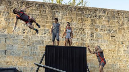 Siroco Circo ofreció su espectáculo 'L'appel du vide'.