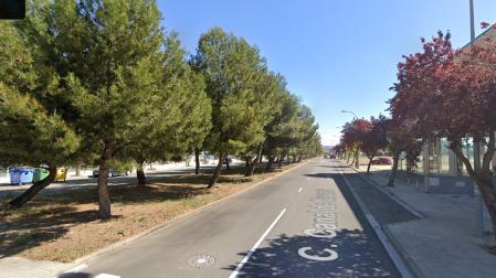 Calle Canal de Navarra, donde ha ocurrido el atropello