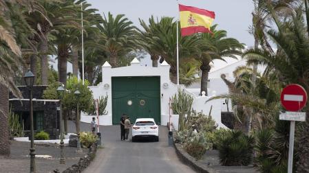 Pedro Sánchez llega a Lanzarote para pasar unos días de descanso en la residencia de La Mareta