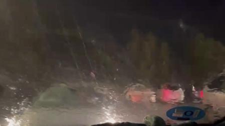 Vídeo con el aguacero que ha obligado a suspender el acto de perseidas en Javier