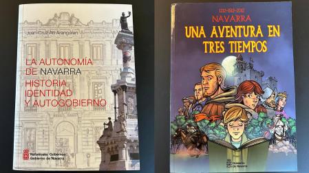 Los dos libros que el vicepresidente Félix Taberna envió como obsequio a Isabel Díaz Ayuso.
