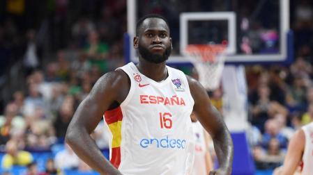 Usman Garuba, en una fotografía de archivo con la selección española