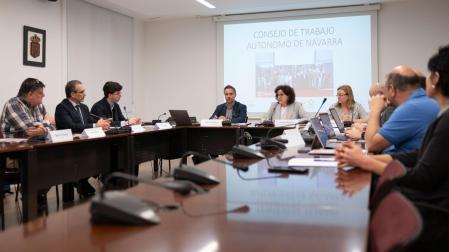 Reunión del Consejo Navarro del Trabajo Autónomo celebrada el pasado mes de mayo