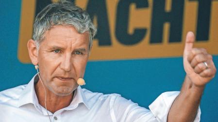 Björn Höcke, presidente del partido de extrema derecha AfD en Turingia y declarado ‘nazi’ por sentencia judicial, logró este domingo un triunfo histórico en este estado