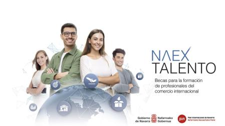 Diez jóvenes becados por el programa NAEX Talento del Plan Internacional de Navarra en el Máster Oficial en Negocios Internacionales de la UPNA