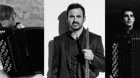 Roberto Casado, Iñigo Mikeleiz & Ainhoa Quintana dan un concierto hoy en Baluarte.