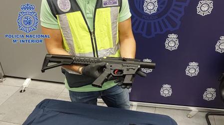 Arma fabricada con una impresora 3D