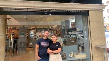 Ivis Romero está al frente de Café Barista, situado en el local de la antigua Zucitola del barrio de San Juan de Pamplona