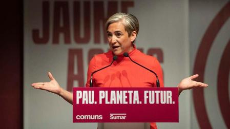 La exalcaldesa de Barcelona y líder de los Comuns en el Ayuntamiento, Ada Colau