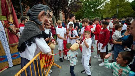Cohete del inicio de las fiestas de Zizur Mayor 2024