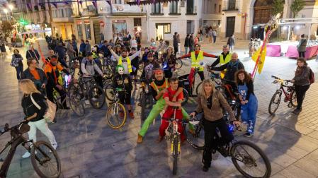 Imagen de algunos de los participantes en la Vuelta Ciclista a Tudela
