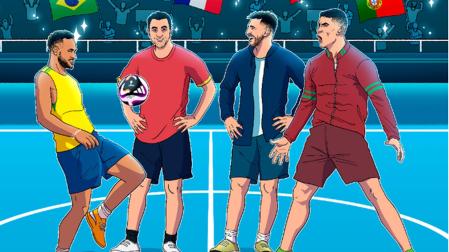 Cartel del Mundial de fútbol sala de Uzbekistán