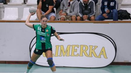 Estitxu Rodríguez ha tenido en Gijón  sus primeros minutos en esta Liga Guerreras