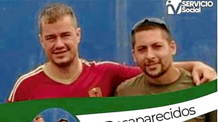 Cartel en el que se anunciaba la desaparición de Andrés Martínez Adasme y José María Basoa Valdovinos