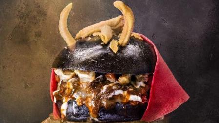 Una de las hamburguesas que se podrá degustar en la Champions Burger Pamplona
