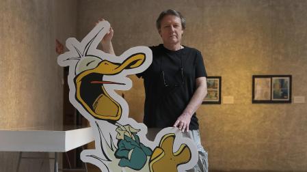 Charlie Christensen, en Pamplona, ciudad en la que reside desde hace tres décadas