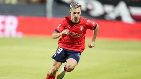Bryan Zaragoza durante una jugada frente al Rayo Vallecano