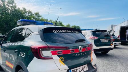 Vehículos de la Guardia Civil