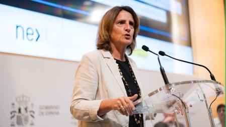 La vicepresidenta tercera y ministra para la Transición Ecológica y el Reto Demográfico, Teresa Ribera