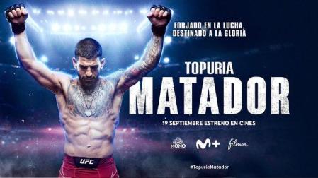 'Topuria Matador' llega a las salas de cine y posteriormente se estrenará en la plataforma Movistar Plus+