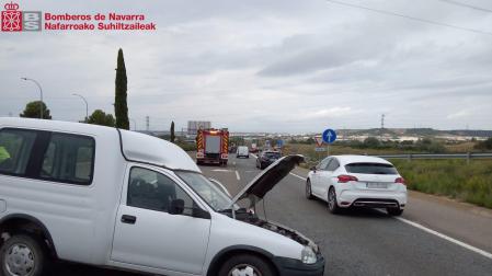 Uno de los vehículos implicados