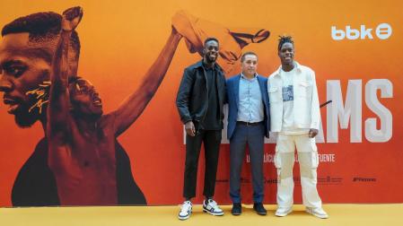 Iñaki y Nico Williams en el estreno del documental 'Los Williams'