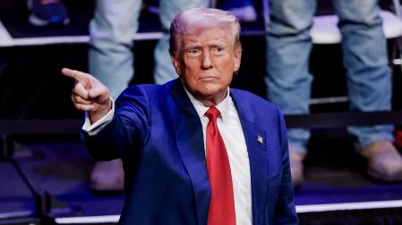 El expresidente de Estados Unidos y candidato republicano a la Casa Blanca, Donald Trump