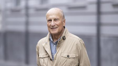 Gonçalo Byrne, este miércoles, en Pamplona